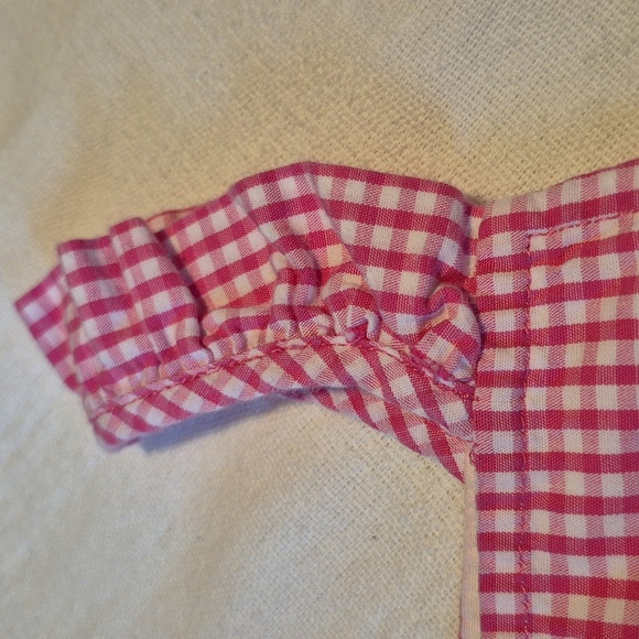Hanna Andersson girls size 130 or 8 pink & white gingham sundress  EUC - Picture 6 of 7